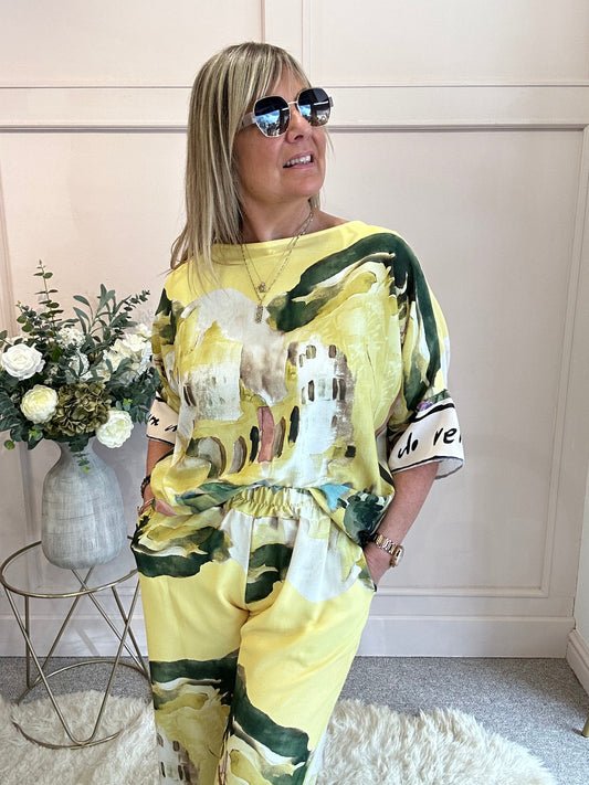 Santorini Top - yellow One Size - Wardrobe By Simone