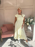 Load image into Gallery viewer, Ditsy Dress - Lemon/White - Wardrobe By Simone
