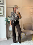 Load image into Gallery viewer, Tiger Print Shirt - Browns
