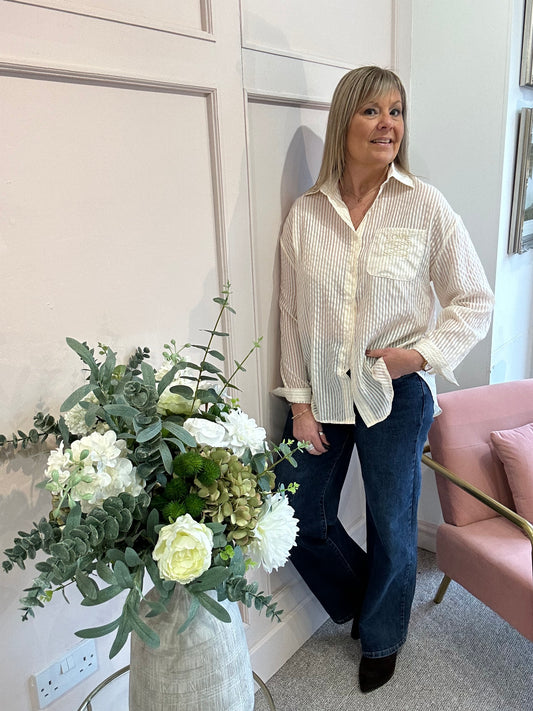 Love Stripe Shirt - Lemon