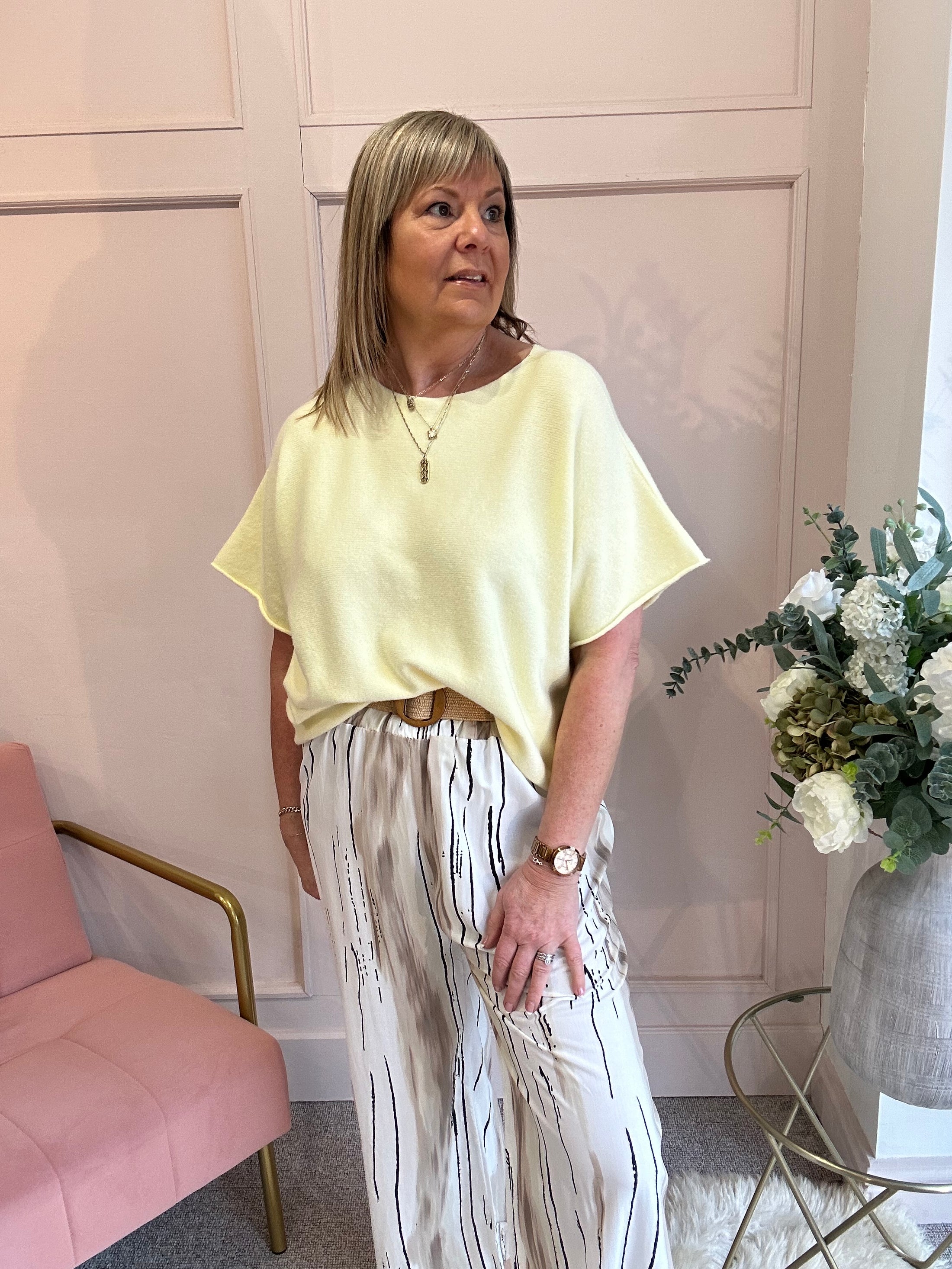 Little Knit Jumper - Lemon - Wardrobe By Simone