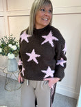 Load image into Gallery viewer, Star Jumper - Brown/Pink
