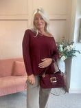 Load image into Gallery viewer, Just a Plain Jumper - Burgundy
