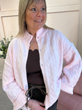 Load image into Gallery viewer, Cable Texture Pattern Cardigan - Soft Pink
