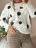 Load image into Gallery viewer, Spot Jumper - Cream/Brown
