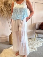 Seta Floaty Wide Pant - White