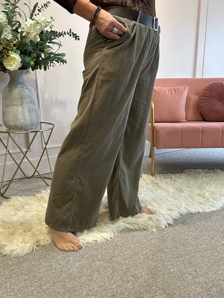 Corduroy Trouser  - Taupe