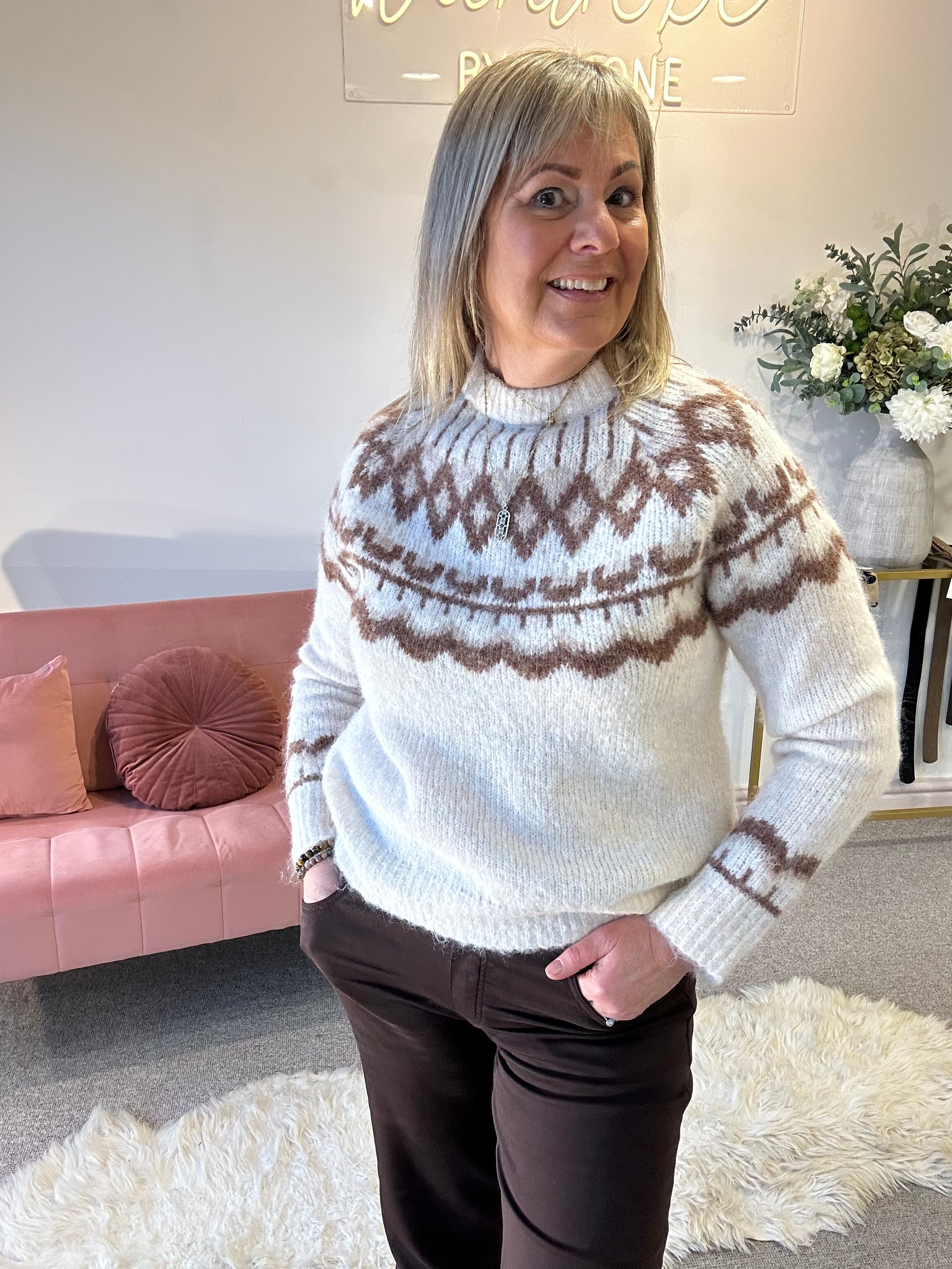 Alpine Wonderland Jumper - Cream
