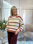 Load image into Gallery viewer, Candy Striped Jumper - Pink
