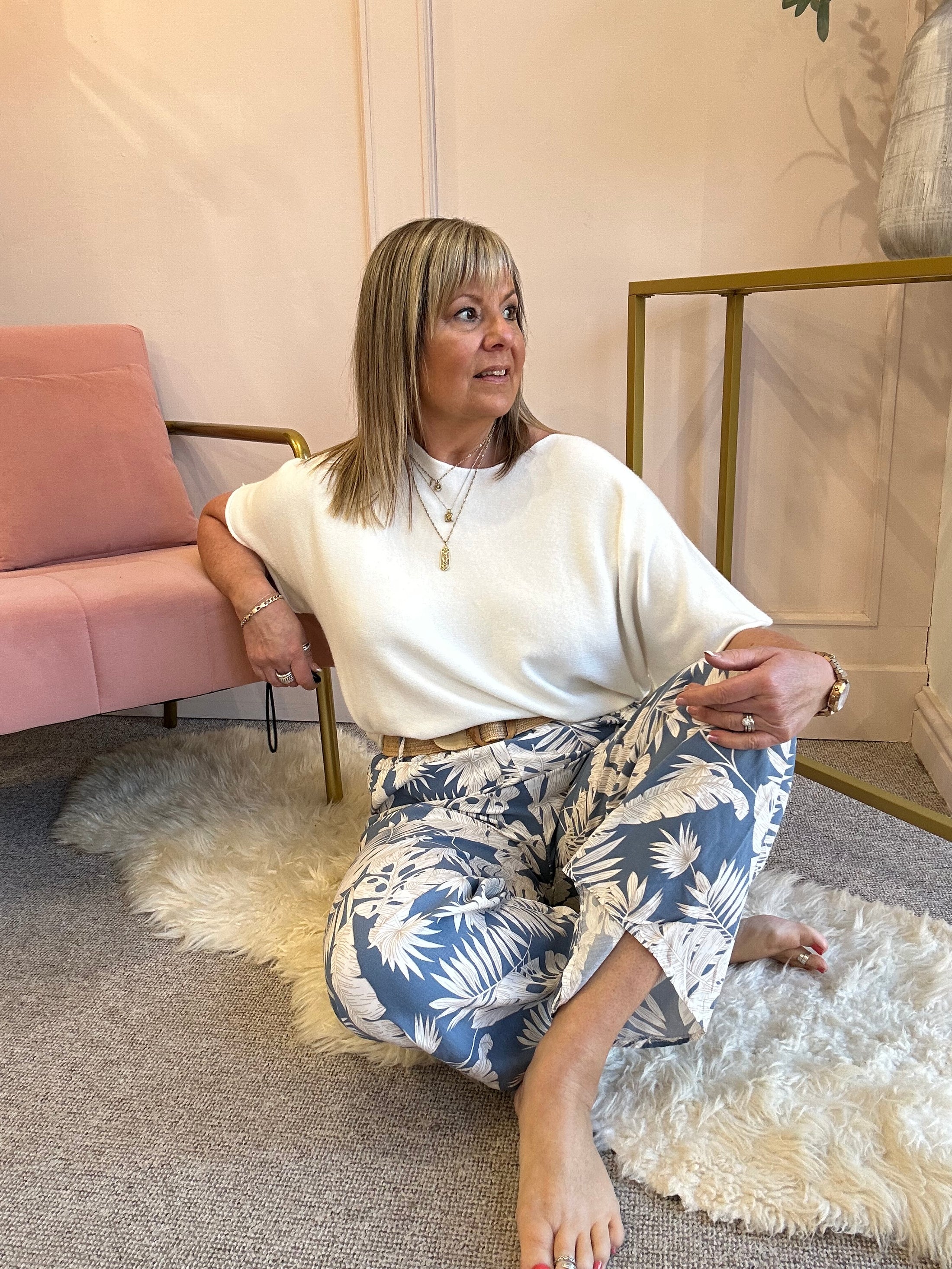 Little Knit Jumper - White - Wardrobe By Simone