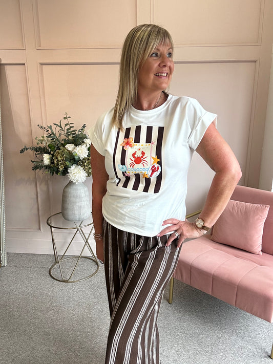 Out Of Office T Shirt  - White