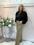 Load image into Gallery viewer, Leopard Print Jeans - Sand/Black
