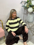 Load image into Gallery viewer, Bold Stripe Jumper - Brown/Yellow

