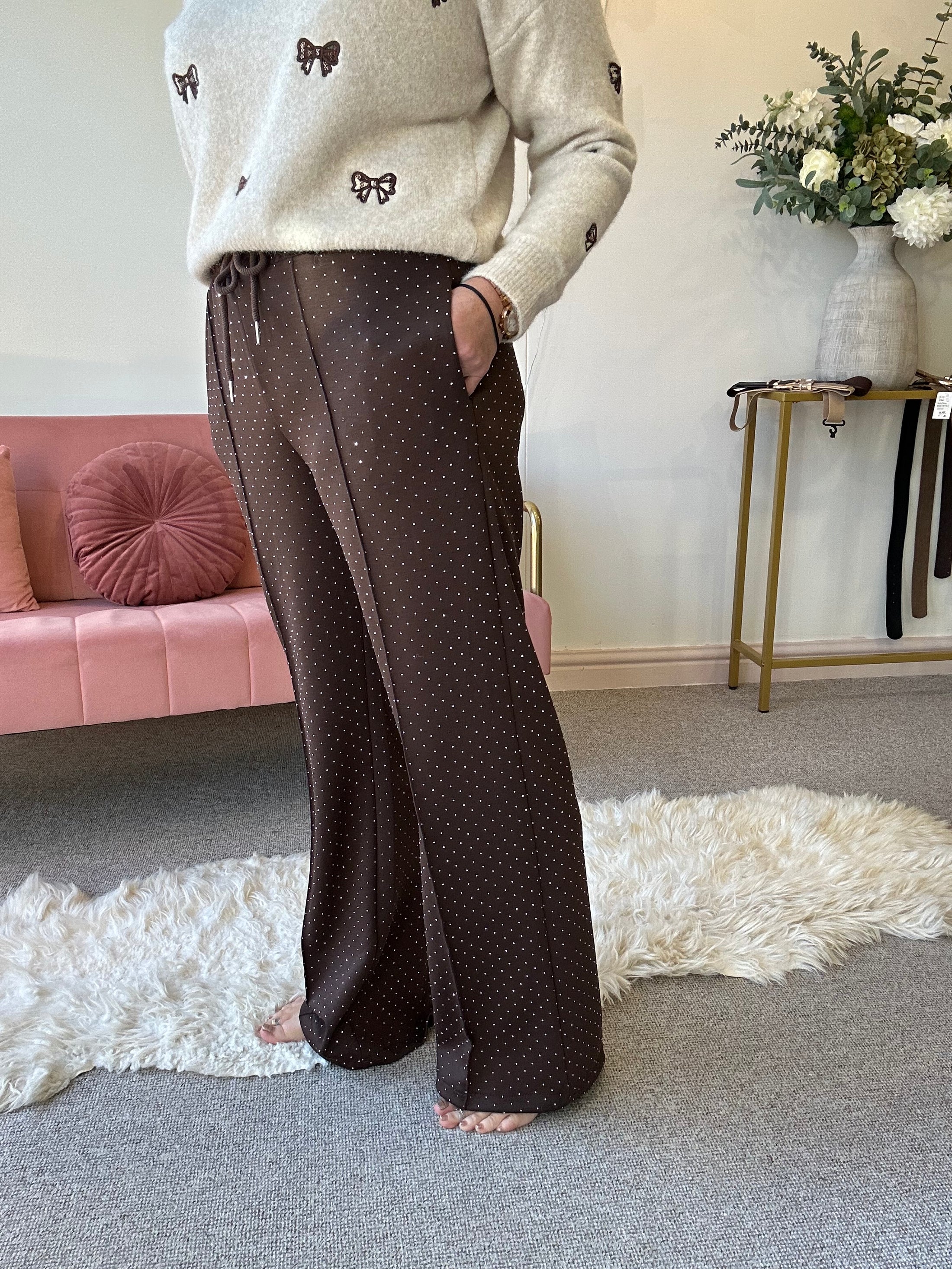 Twinkle Sparkle Pant - Brown