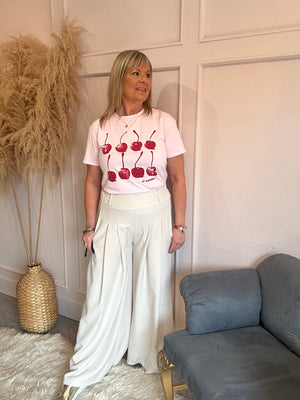Cherry Gems T Shirt - Pink