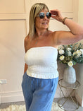 Load image into Gallery viewer, Bandeau Top  - White
