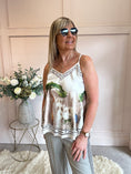 Load image into Gallery viewer, Santorini Cami Top - Green/Brown - Wardrobe By Simone
