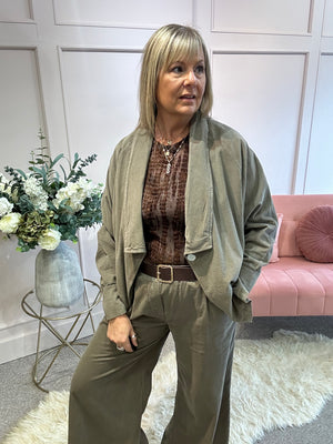 Corduroy Jacket - Taupe
