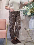 Load image into Gallery viewer, Trending Deer Print Jeans - Brown/Beige
