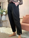 Load image into Gallery viewer, Scarf Tie Belted Pant - Black
