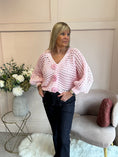 Load image into Gallery viewer, So Pretty Open Knit Cardigan - Pale Pink
