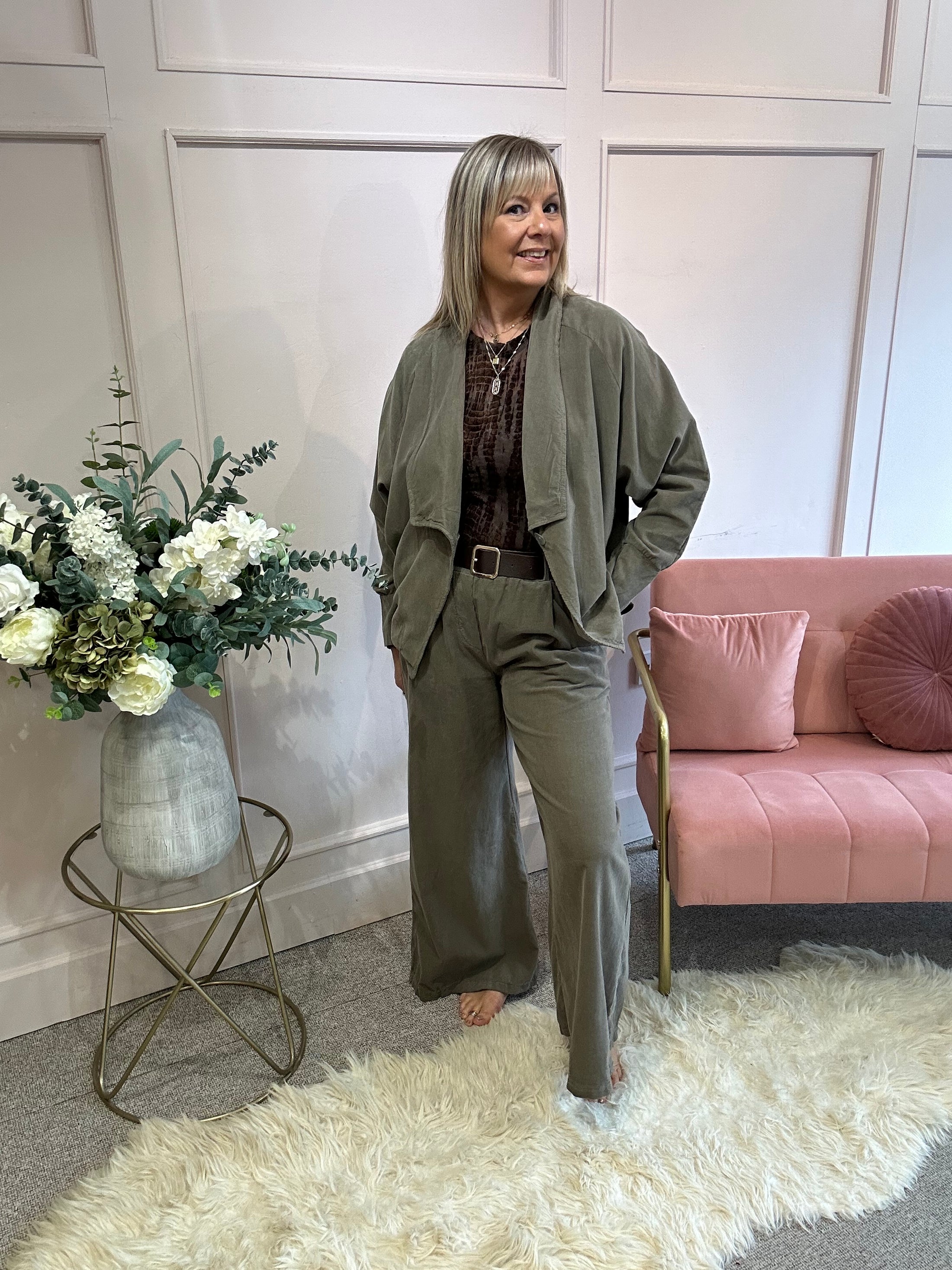 Corduroy Jacket - Taupe