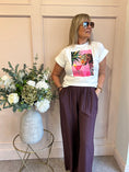 Load image into Gallery viewer, Leopard & Cocktail T Shirt  - White
