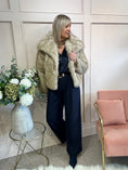 Load image into Gallery viewer, Sassy Faux Fur Jacket  - Light Brown
