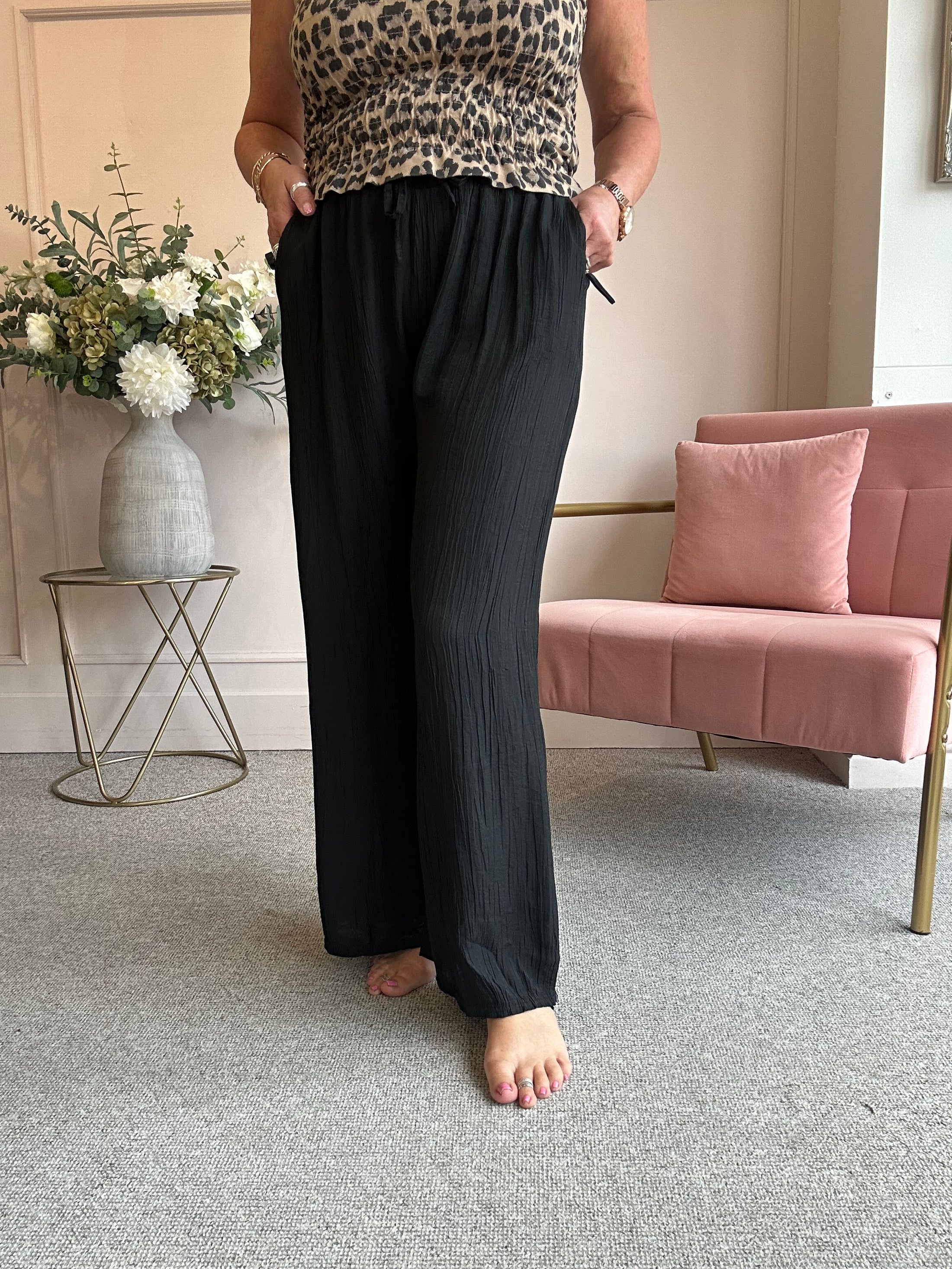 Relaxed Wide Pant - Black