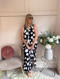 Load image into Gallery viewer, Maxi Bold Spot Dress - Navy/White - Wardrobe By Simone

