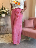 Load image into Gallery viewer, Dare To Stand Out Striped Pant - Candy Pink/Red - Wardrobe By Simone
