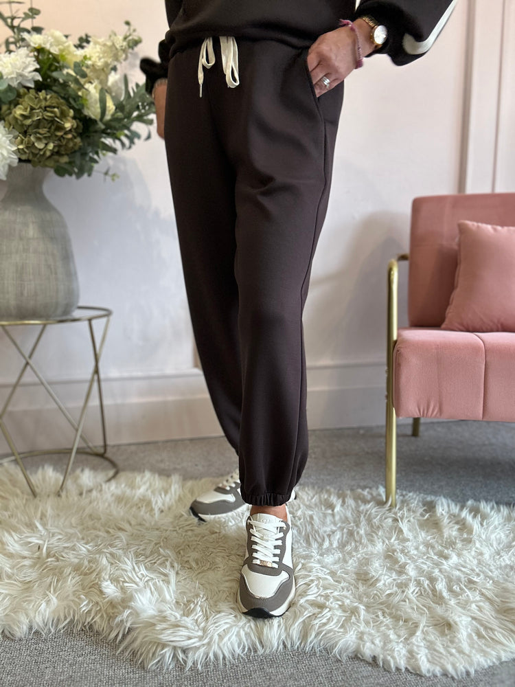 Soft Comfy Jogger - Chocolate Brown - Wardrobe By Simone