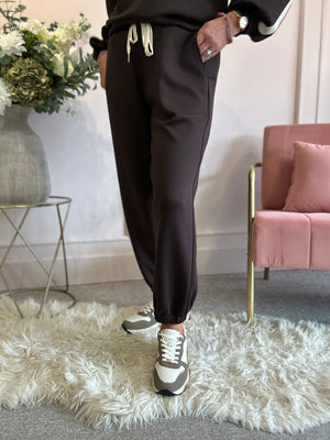 Soft Comfy Jogger - Chocolate Brown - Wardrobe By Simone