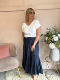 Load image into Gallery viewer, Gypsy Maxi Skirt - Navy - Wardrobe By Simone
