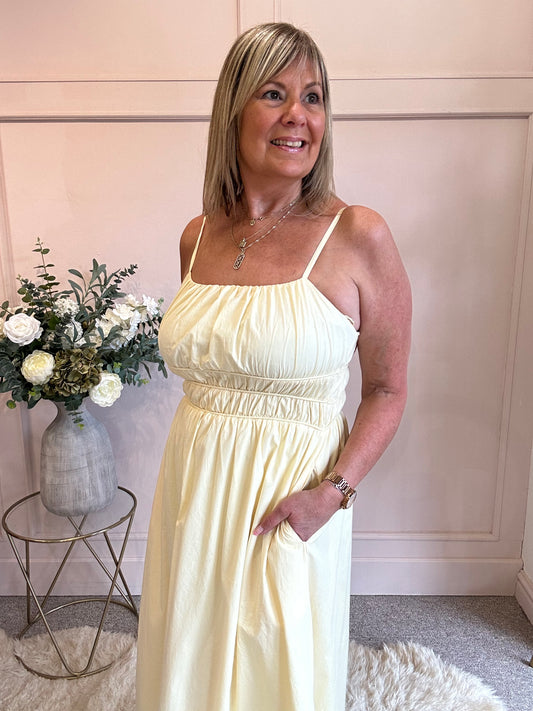 Midi Dress - Yellow