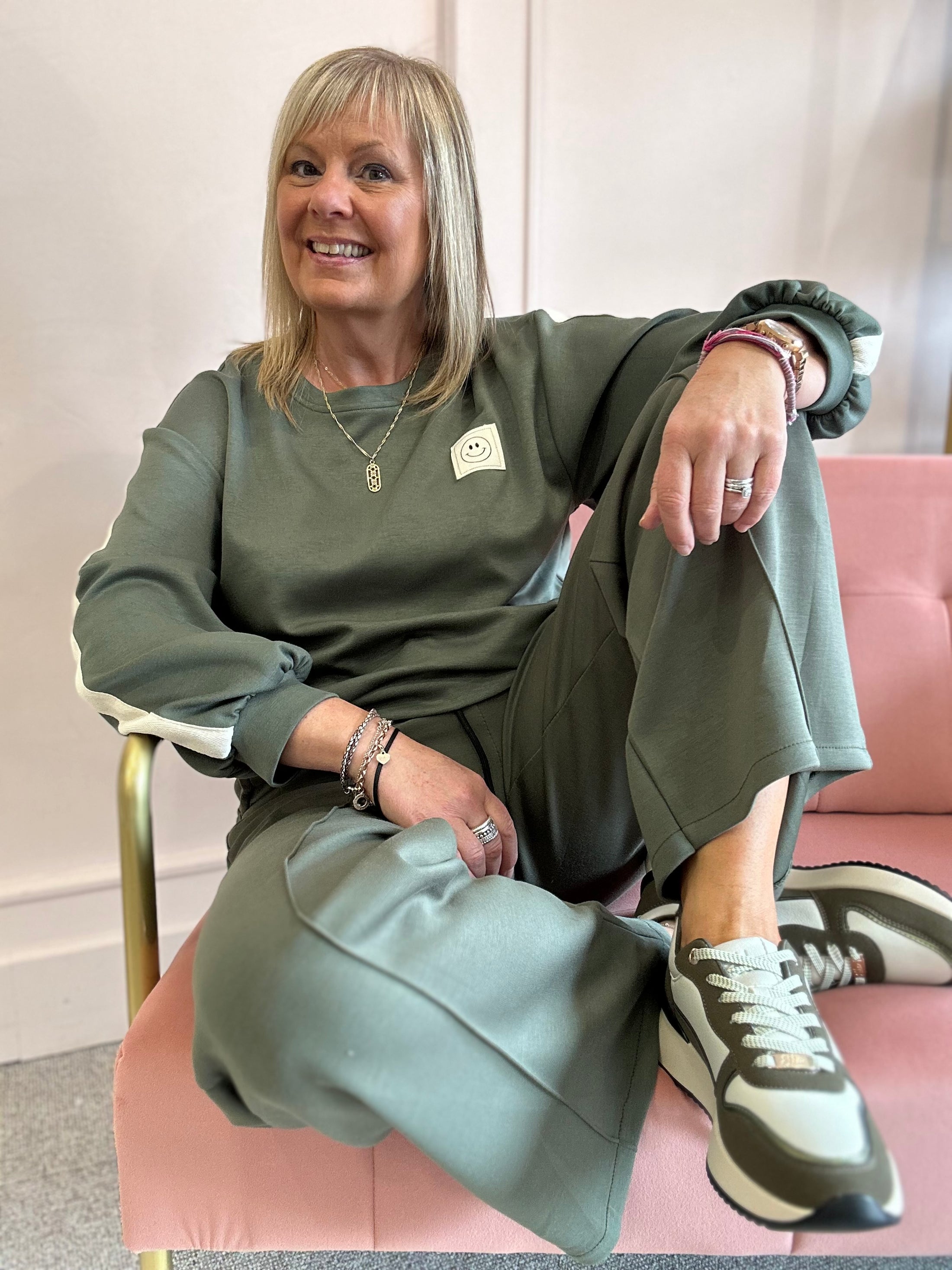 Nevada Trainer - Khaki - Wardrobe By Simone