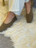Load image into Gallery viewer, Camille Faux Suede ballet Shoe - Taupe

