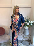 Load image into Gallery viewer, Tropical Paradise Shirt & Pant Set - Navy/Mix - Wardrobe By Simone
