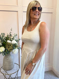 Load image into Gallery viewer, Rib Vest Top & Skirt Dress - Beige
