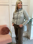 Load image into Gallery viewer, Military Lounge Jacket - Taupe - Wardrobe By Simone
