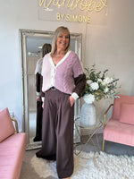 Multi Colour Cardigan - Pink/Cream