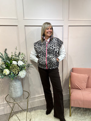 Gilet - Leopard Print