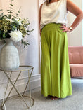 Load image into Gallery viewer, Deep Elasticated Waist Wide Pant - Olive Green
