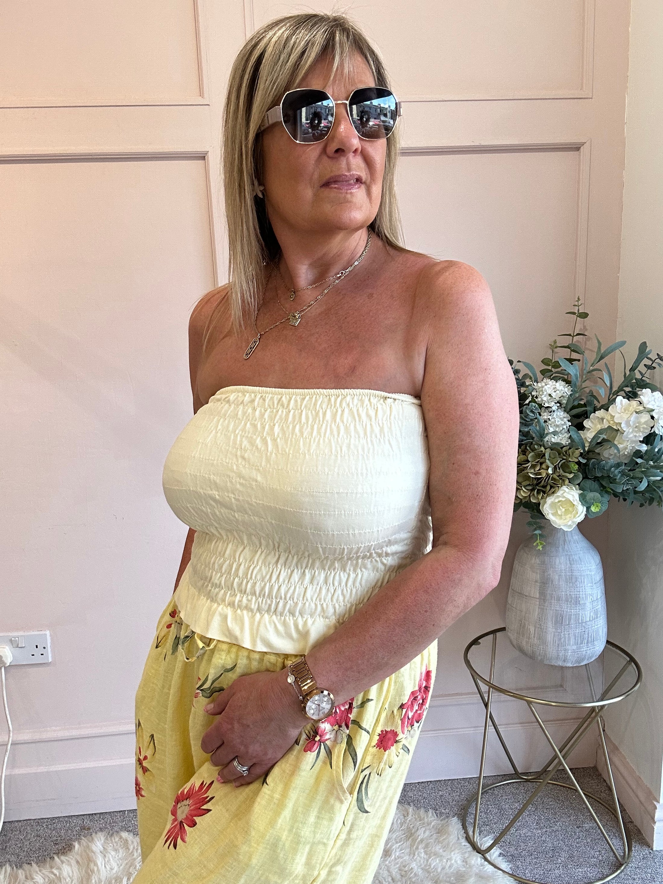 Bandeau Top  - Lemon