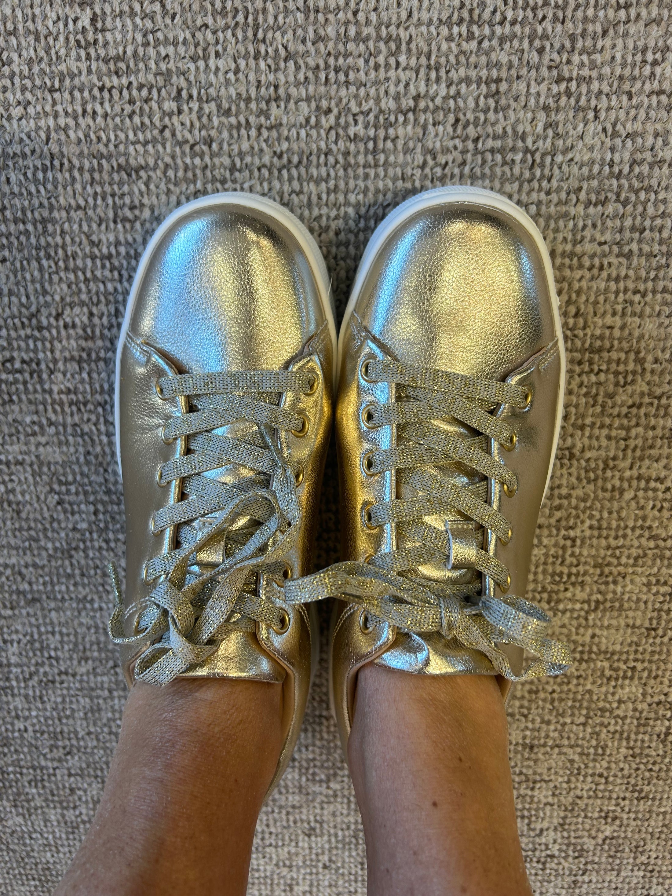 Como Deep Sole Trainer - Gold