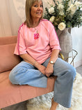 Load image into Gallery viewer, Amore Sweatshirt Jumper - Candy Pink/Fuchsia - Wardrobe By Simone
