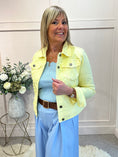 Load image into Gallery viewer, Denim Jacket - Lemon
