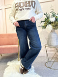 Load image into Gallery viewer, My Monday Wide Leg Jeans - Mid Denim

