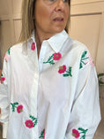 Load image into Gallery viewer, Meadow Flowers Shirt - White - Wardrobe By Simone
