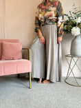 Load image into Gallery viewer, Deep Elasticated Waist Wide Pant - Taupe
